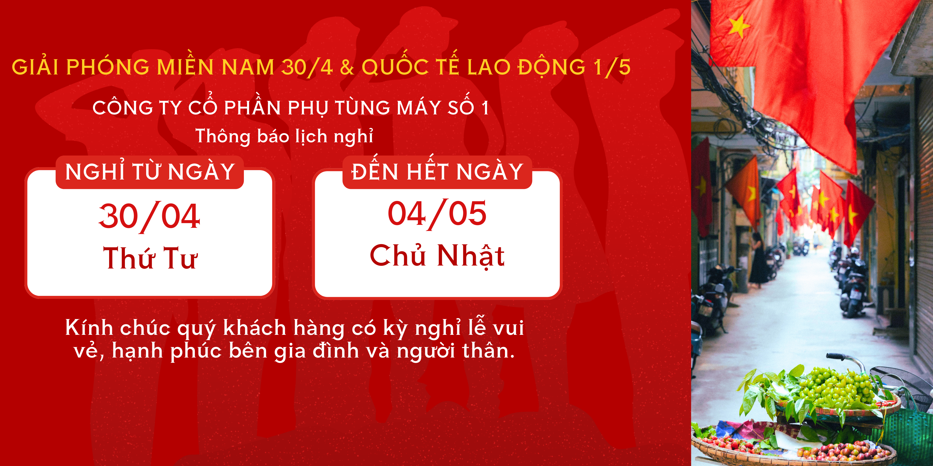 CÔNG TY CỔ PHẦN PHỤ TÙNG MÁY SỐ 1